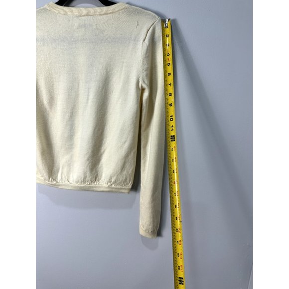 ALICE + OLIVIA Women's 100% Wool/Laine Cardigan Sweater XS - Picture 6 of 7